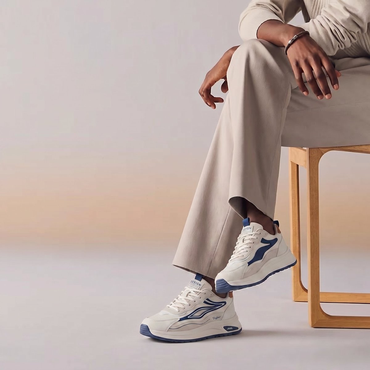Sneaker 5009 phối short jean cafe