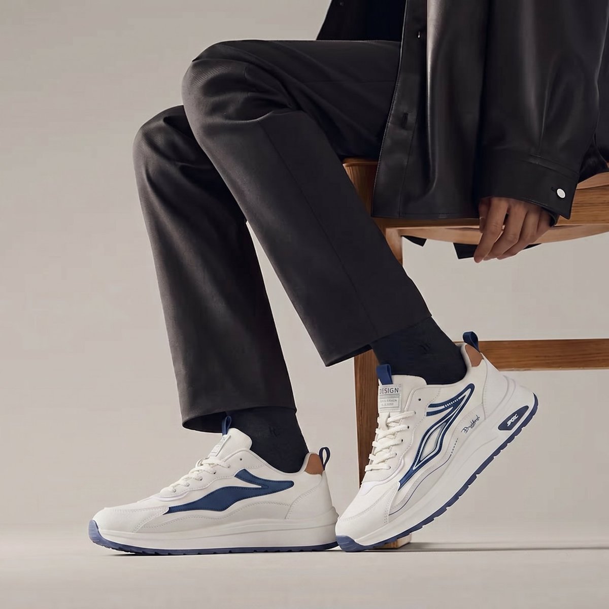Sneaker 5009 phối tee xám